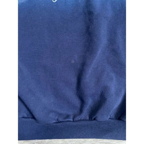 Vtg 90s Guardian Angel Faded AOP Sweatshirt Boxy Art Snow God Heaven Grunge - Picture 5 of 12